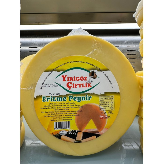 Yarım yağlı  Eritme Peyniri 1000 gr